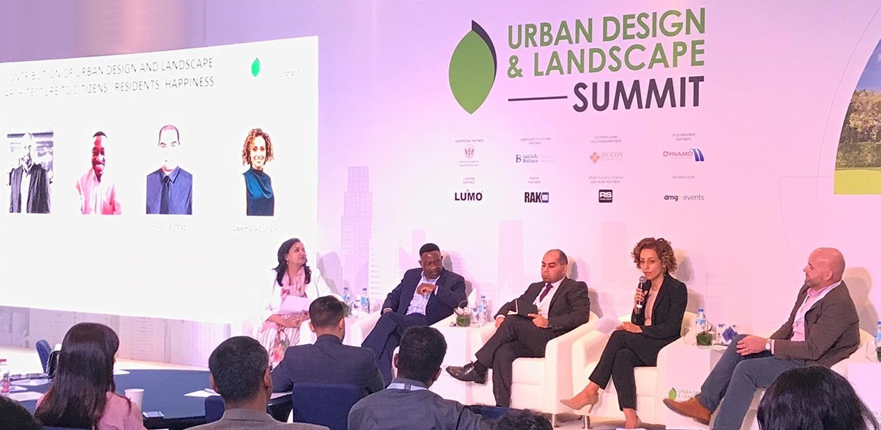 Arada Design Director Deema Aburizik speaks during The Big 5 Dubai