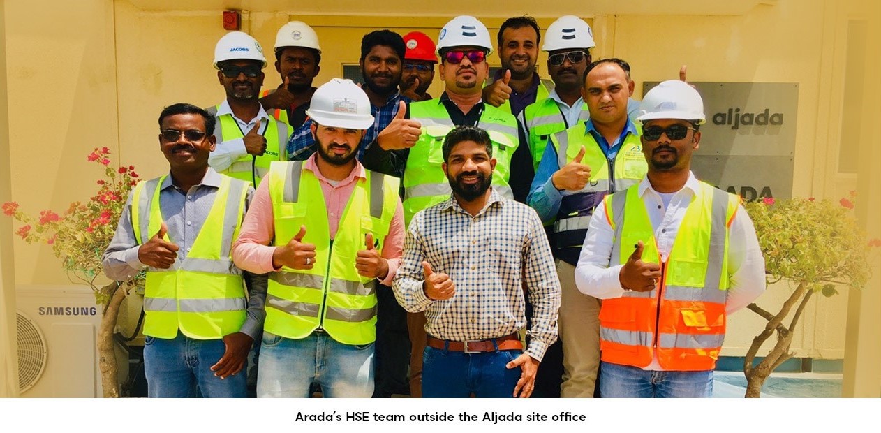 Arada celebrates 1 million man-hours without injury at Aljada megaproject site