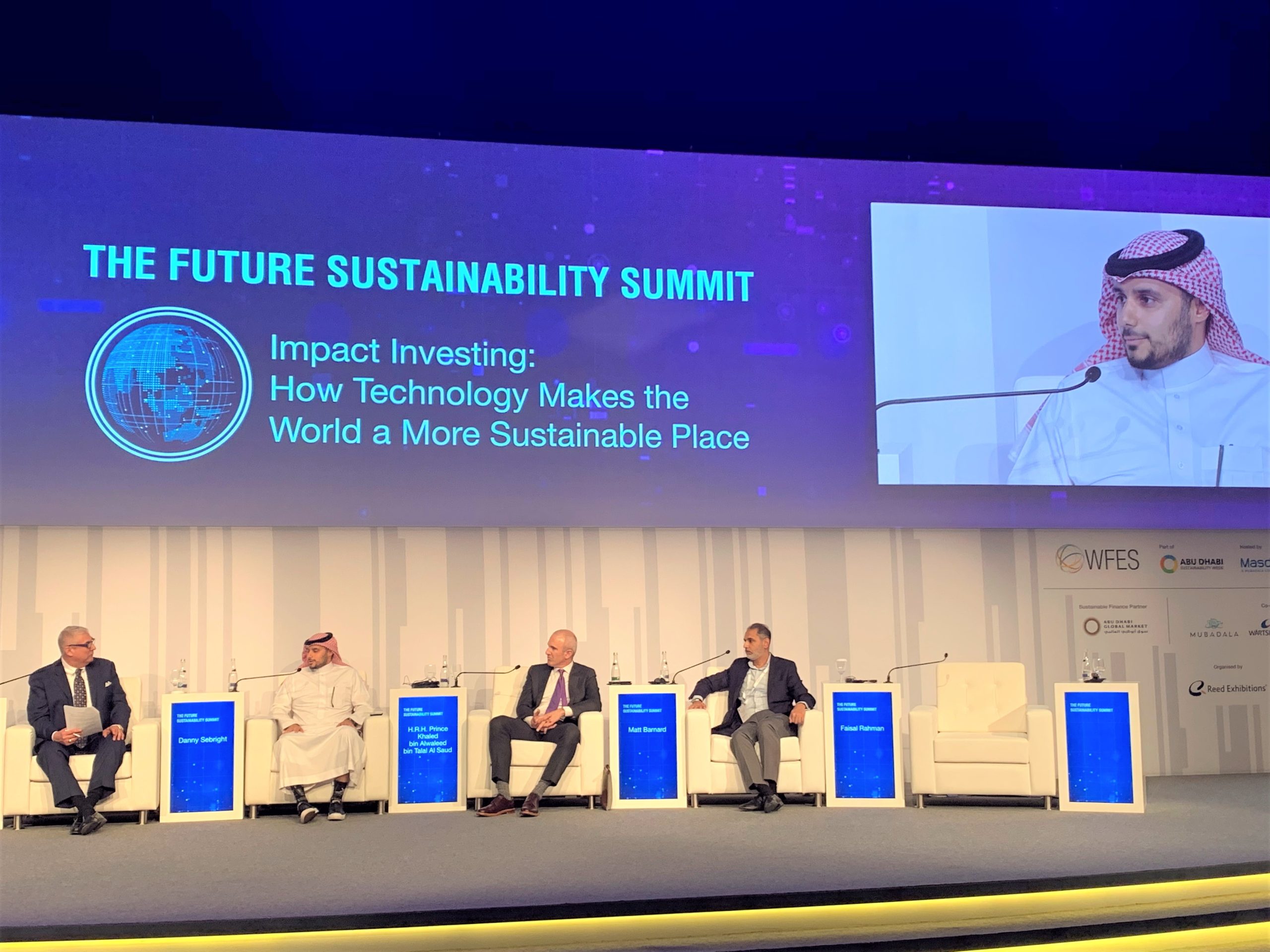 Prince Khaled bin Alwaleed participates in Abu Dhabi Sustainability Week 2019