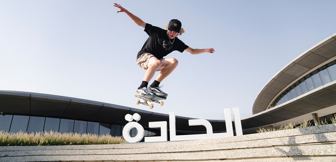 Olympics superstar Keegan Palmer unveiled as new Ambassador for Aljada Skate Park  