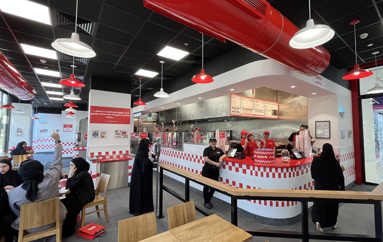 Five Guys opens first Sharjah location at East Boulevard in Aljada