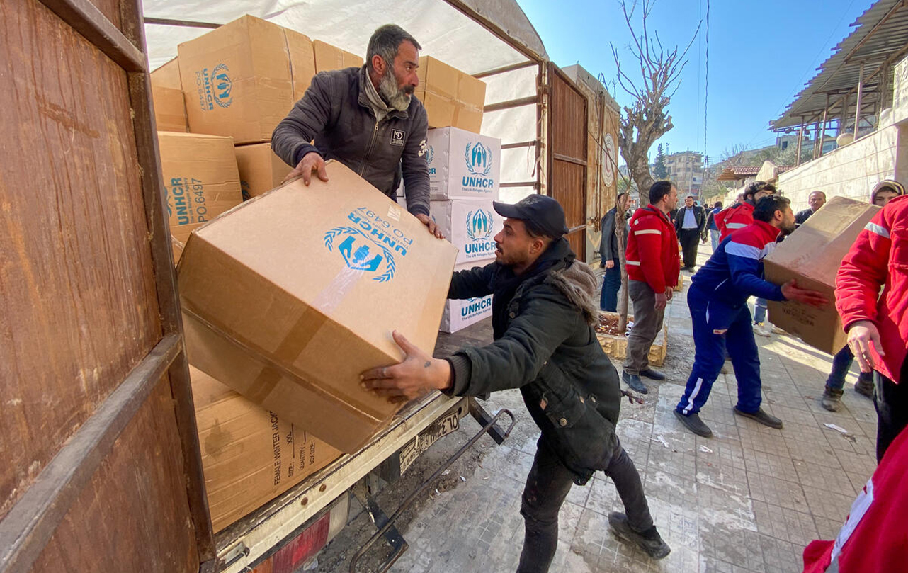 مؤسسة أرادَ للأعمال الإنسانية تنضم إلى المفوضيّة السامية للأمم المتحدة لشؤوناللاجئين “UNHCR” ومؤسسة القلب الكبير لدعم العائلات المتضرّرة من الزلزال في تركيا وسوريا 
