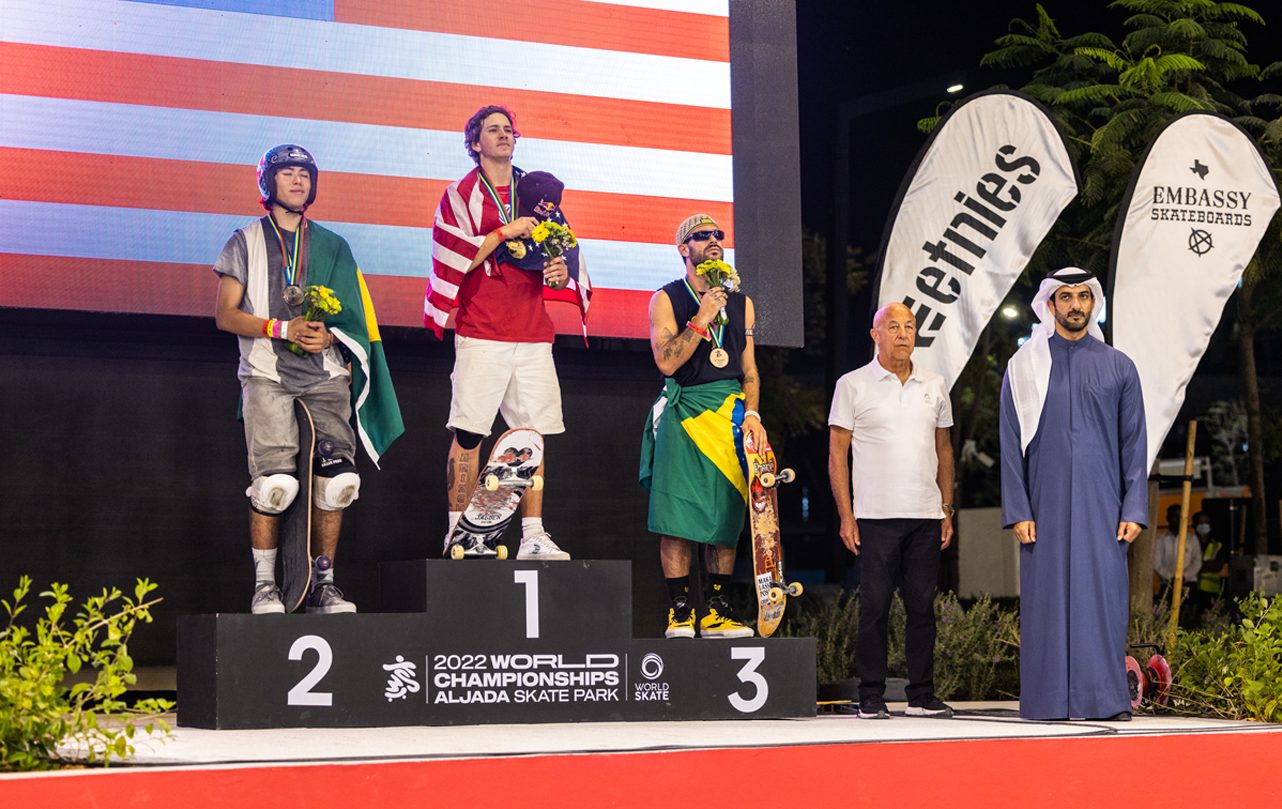 Jagger Eaton hails ‘miracle’ men’s Park 2022 World Championships victory at Aljada Skate Park in Sharjah, while Sky Brown ‘stoked’ at becoming Britain’s first world champion in women’s event