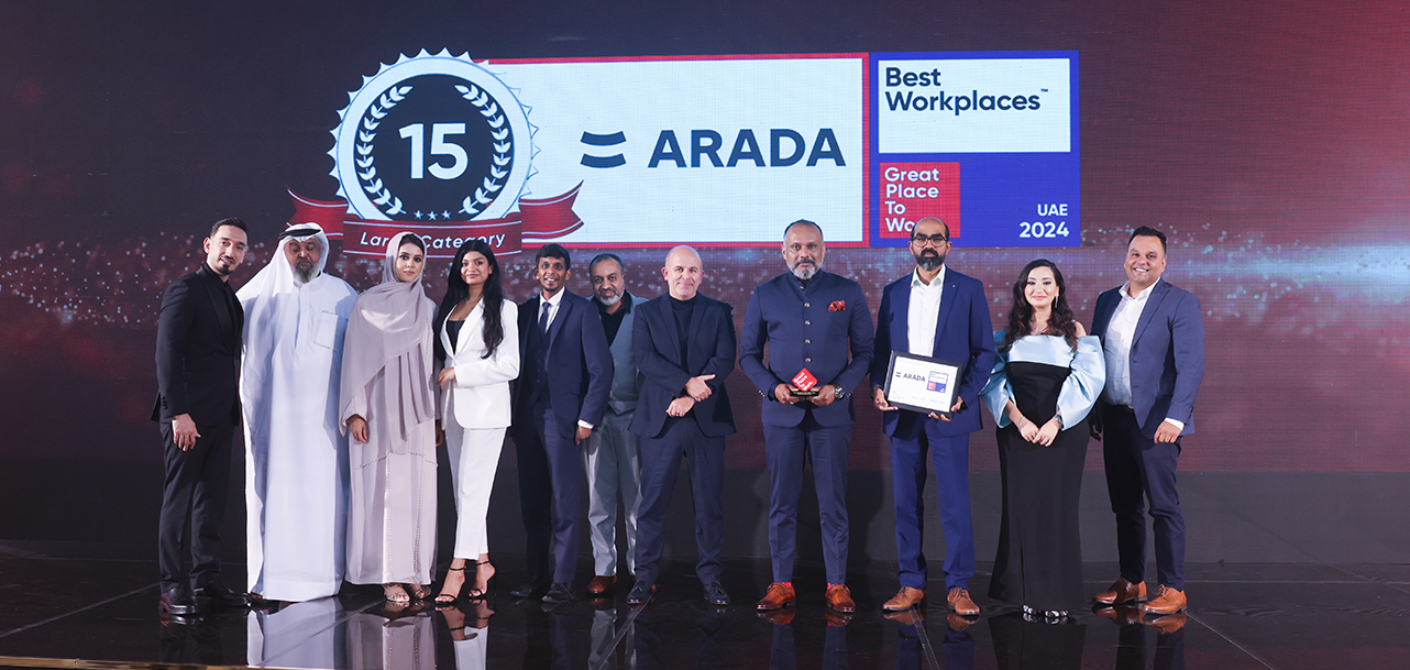 Arada tops real estate sector for second year running in Great Place to Work® UAE survey 